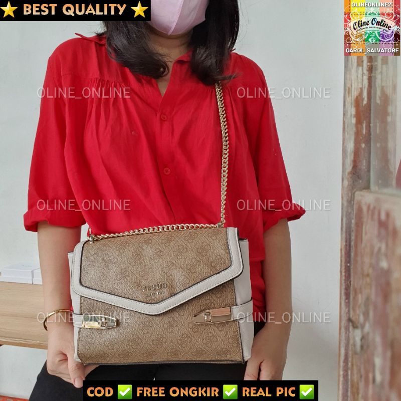 tas zadie convertible wanita 4g 5 color cream white black grey beige pink coffee crossbody shoulder gs selempang gb bag Ready cirebon jawa barat ciayumajakuningan