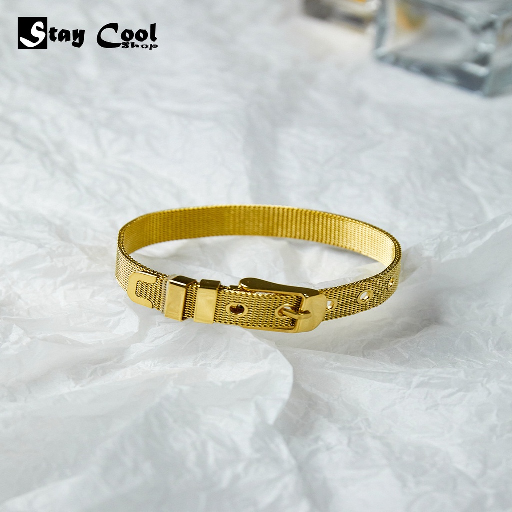 [ Bayar Ditempat ] Gelang Titanium Original / Gelang Tali Pasir / Gelang Titanium Anti Karat / TERBARU Gelang Wanita Terlaris