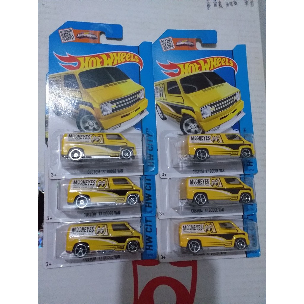 hot wheels mooneyes van