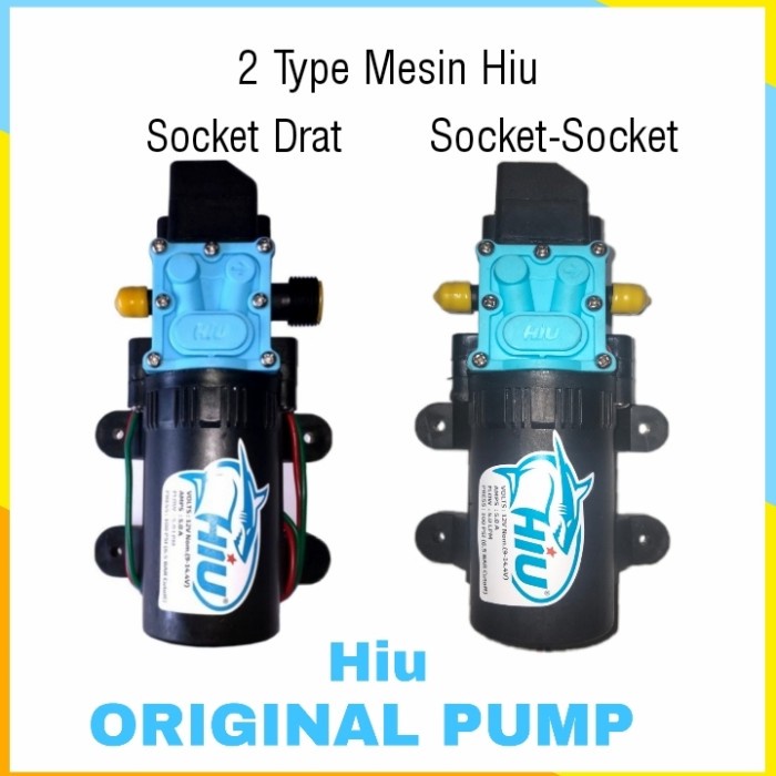 Dinamo pompa DC 12v Hiu / Pompa air DC 5 LPM 6.5BAR / Dinamo pompa