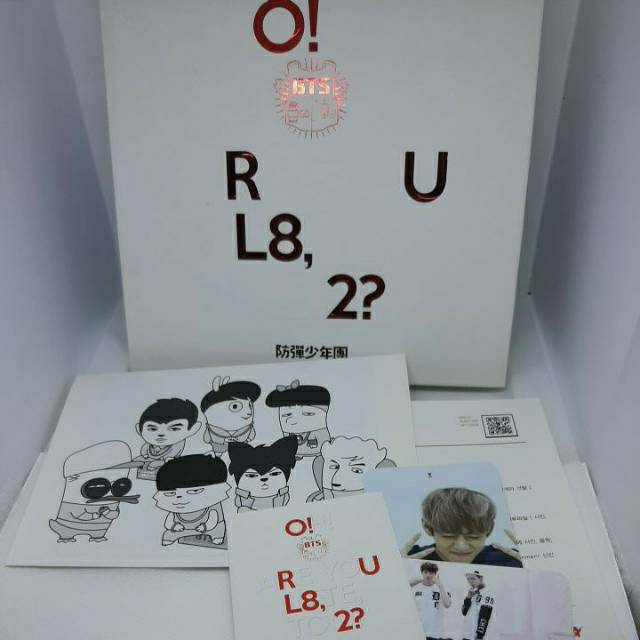 BTS - oRUL8,2? + Taehyung dan group PC + Poster Lipat *preloved