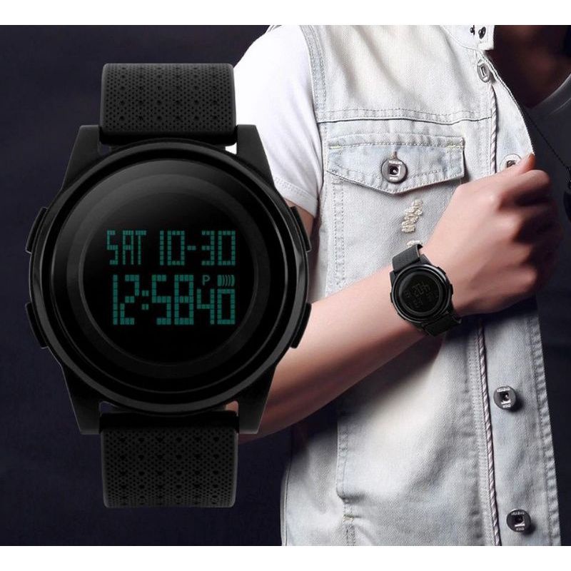 DIGITAL SPORT JAM TANGAN OUTDOUR PRIA FULL BLAC 511