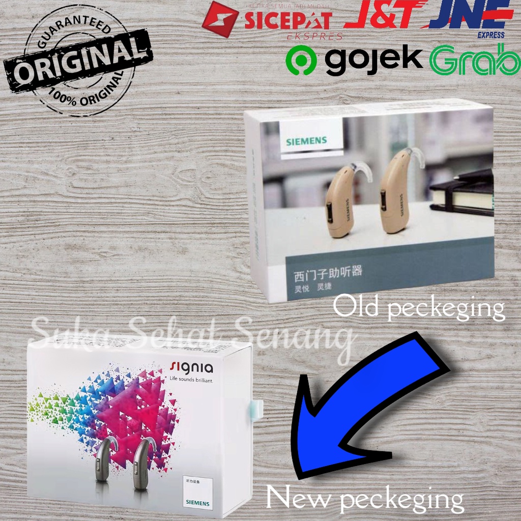 hearing aid siemens alat bantu dengar original