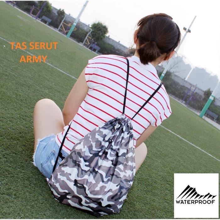 TAS SERUT ARMY CAMO WATERPROOF TAS PRIA WANITA BACKPACK TENTARA TAS MANCING TAS GENDONG MURAH RT162