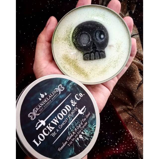 Lockwood and Co. Tin jar soy candle 3oz lilin aromaterapi