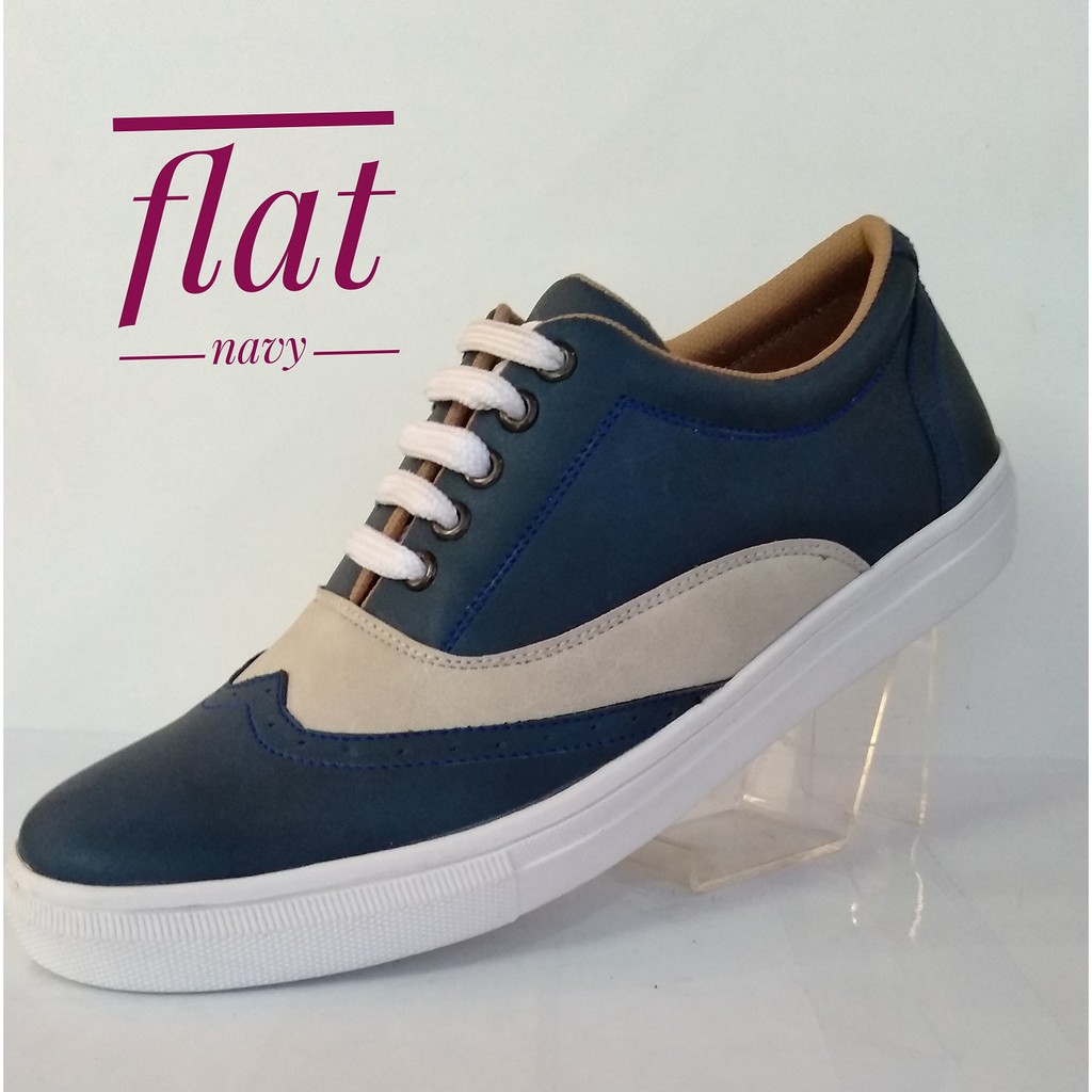 sepatu gaya pria twotone