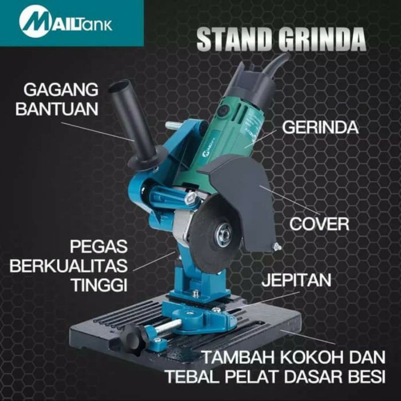 DUDUKAN MESIN GURINDA BERKUALITAS / STAND GERINDA