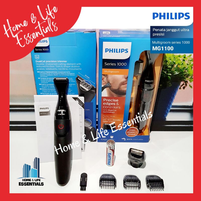 Philips MG1100 Alat Cukur Rambut/Bulu Ketiak/Kaki/Kemaluan Wanita/Pria