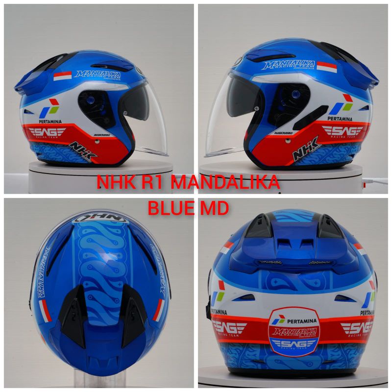NHK R1 GP EDITION MANDALIKA BLUE MILD (2 VISOR)