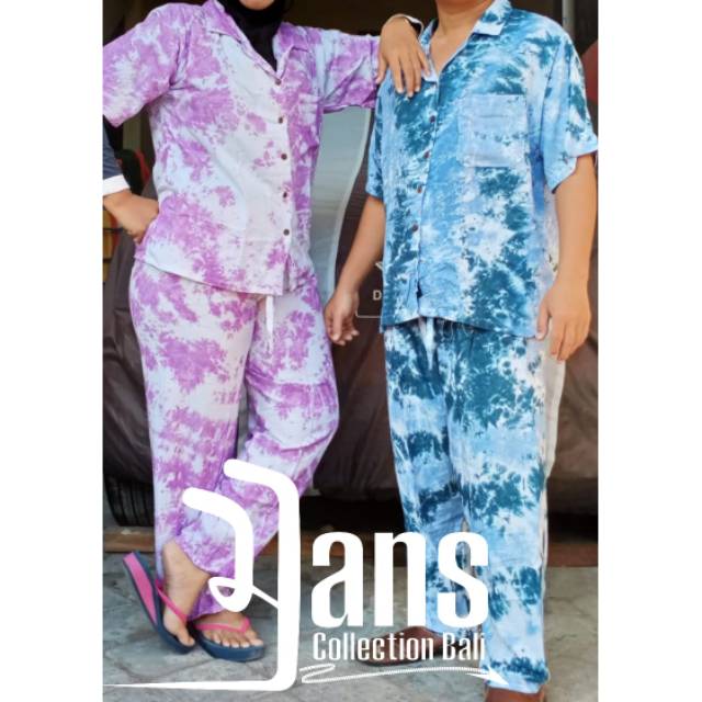 Pajamas Tieday Macan BALI Termurah