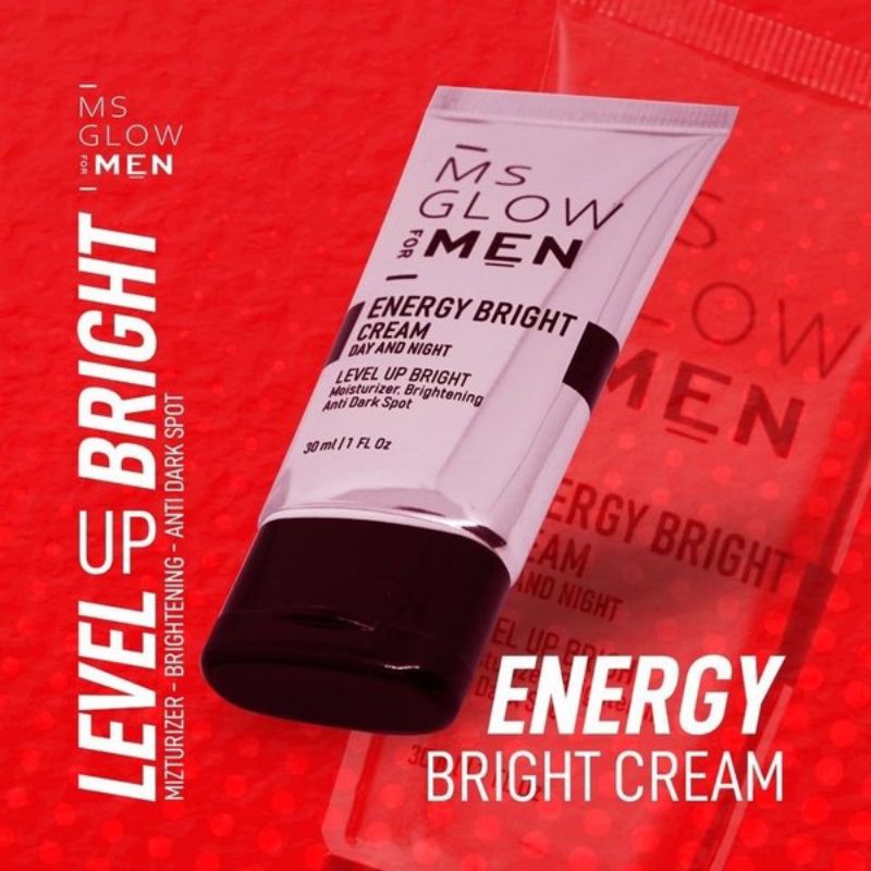 [ PROMO ] Cream Pemutih Wajah Pria Cream Ms Glow For men  Perawatan wajah Pria