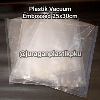 Jual Plastik Vacuum Embossed X Cm Vakum Emboss Kemasan Rendang