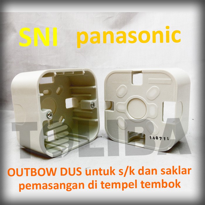 outbow dus outbow doos panasonic saklar stopkontak tv antena telepon / outbow panasonic sni