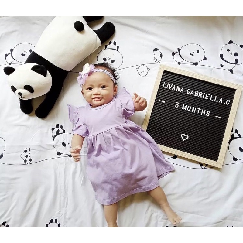 MINIQUIN Ruffle Dress (Dress Bayi 0 - 2 Tahun)