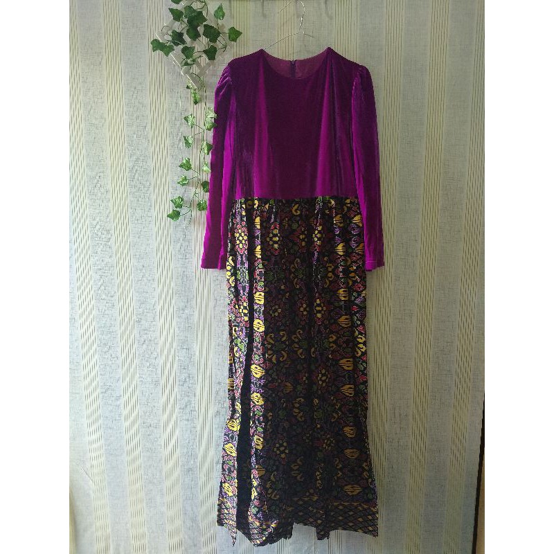 Preloved Gamis / Batik Songket / Bukan Wearing Klamby Qnanz