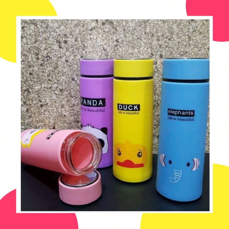 Botol Kaca Animal/Botol Kaca/Botol Karakter/Botol Kaca Karakter