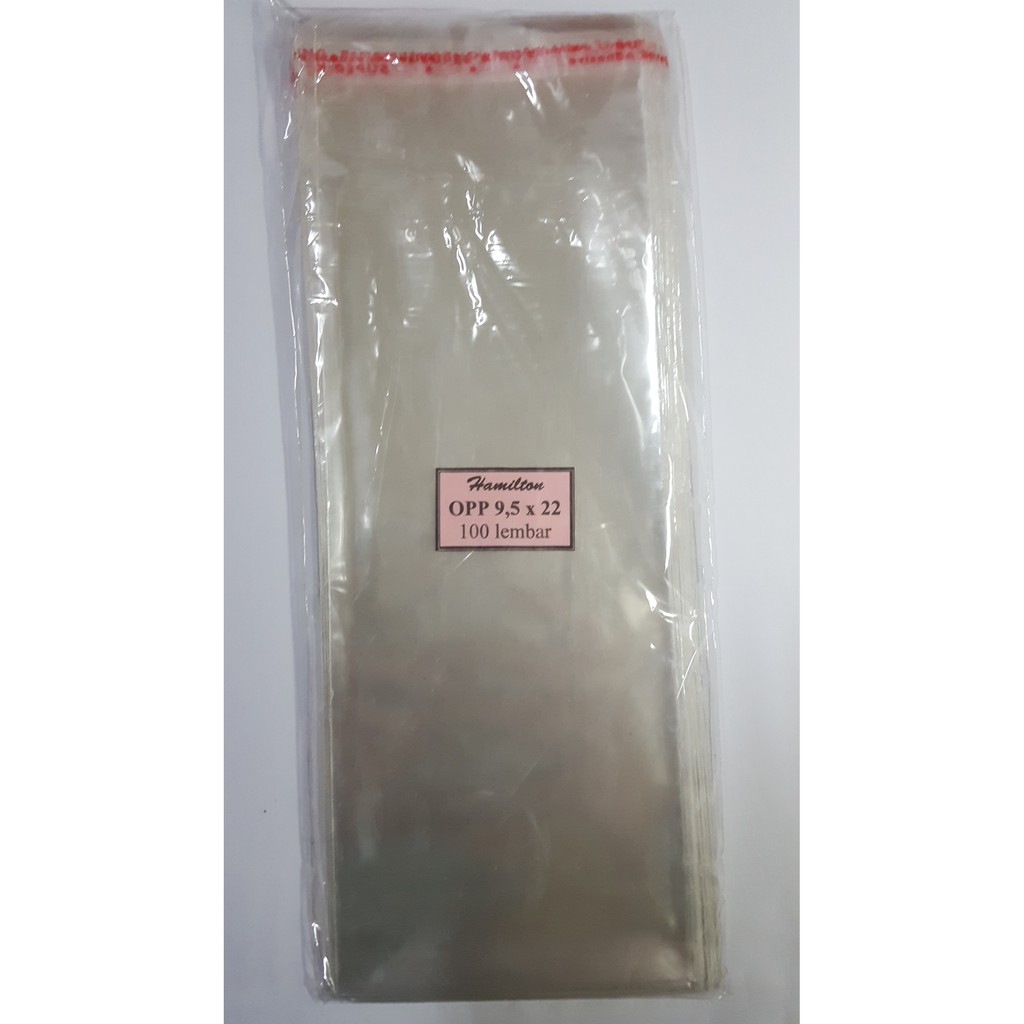 

Plastik OPP 30 Mikron 9,5 X 22 Lem/ Seal