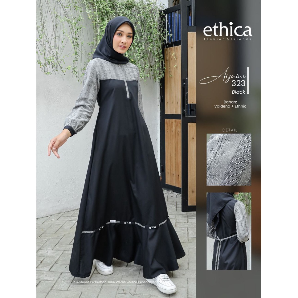 Gamis Ethica Ayumi 323 Best Seller Original / New Arrival Ethica 2022