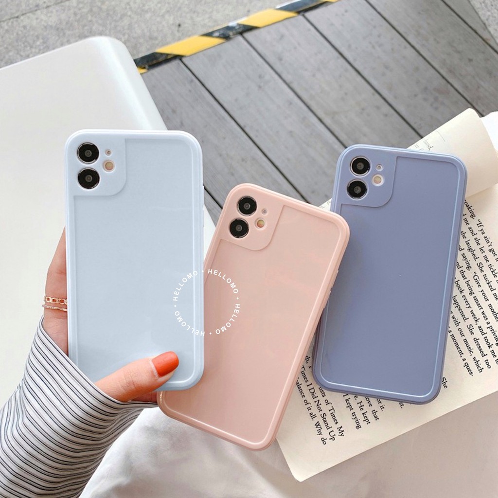 Silicone Case Glossy iPhone (Seri 3) Campro Casing iPhone Camera Full Protection Case iPhone Soft