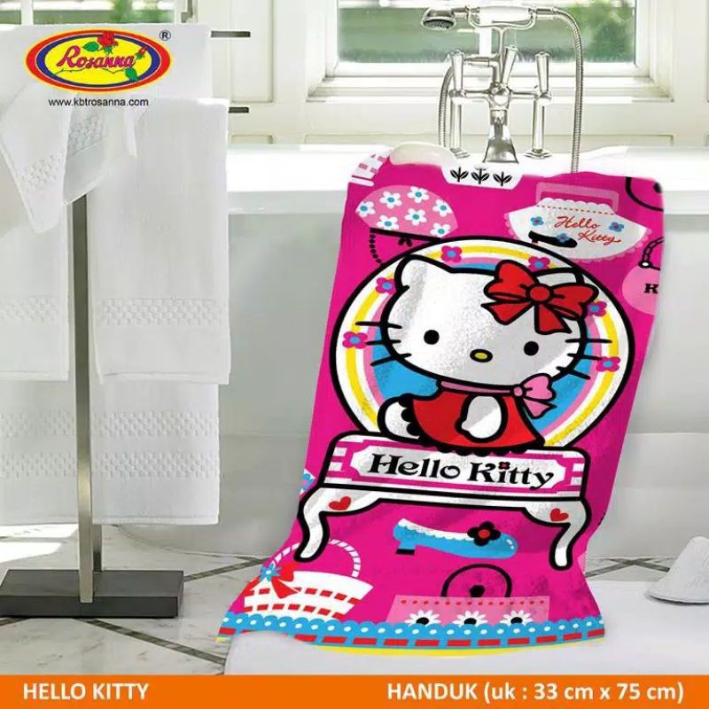 [BEST SELLER] ROSANNA HANDUK KARAKTER ANAK JUMBO UKURAN 50x100cm HK DORAEMON TAYO-1