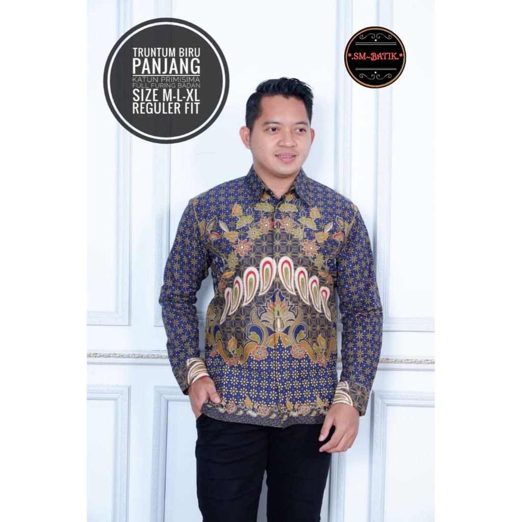 TRUNTUM BIRU SM SM BATIKSOLOAMANAH BAJU KEMEJA BATIK SOLO PRIA LENGAN PANJANG PENDEK LAPIS FURING ATASAN BATIK PREMIUM MODERN KATUN HALUS PERMANA MERAH BANGAU LEMON PANJI LESMONO NAVY GUNARDO BIMO IJO GUNAWAN GURDO IJO NAGA ABU BINTARA BRAMANTYA WISAKA