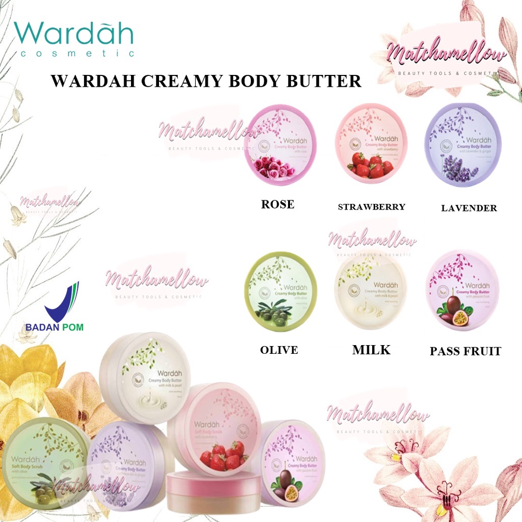 ❄️MATCHA❄️ WARDAH CREAMY BODY BUTTER - BODY BUTTER BPOM ORIGINAL