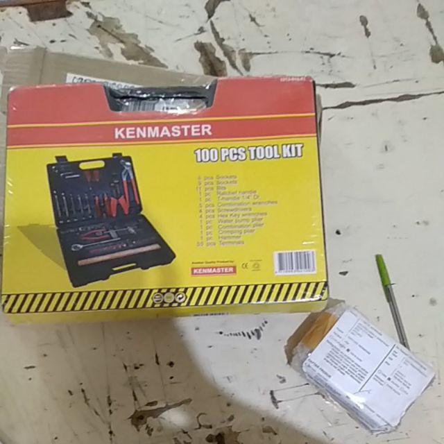 Kenmaster Tool Kit 100 Pcs- N2 - Alat Perkakas - Alat Pertukangan