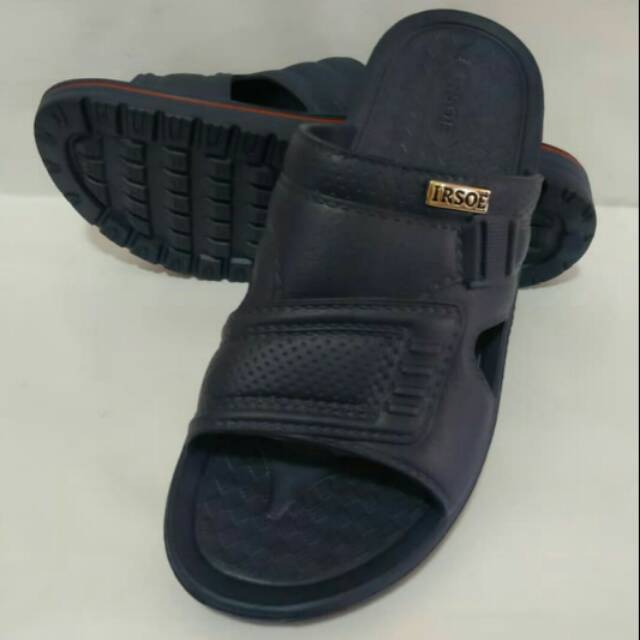 Sandal Slop Pria Jumbo S39-44 Sandal Karet Murah Merk Irsoe