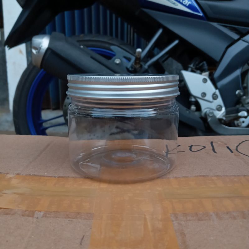 Toples jar 400ml tutup almunium silver