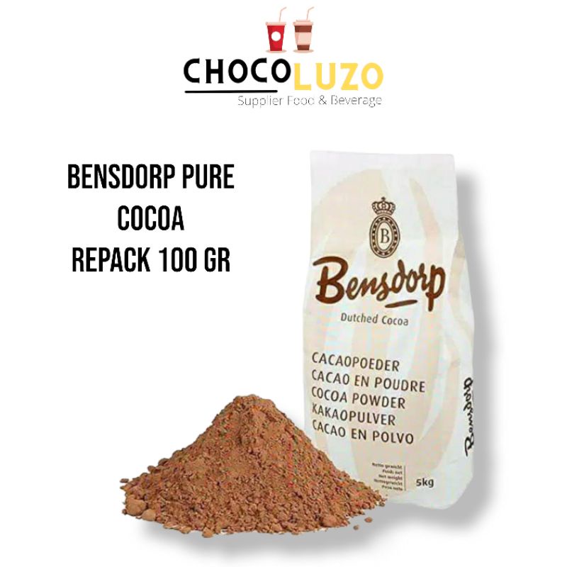 

100gr Bensdorp 100% pure cocoa coklat bubuk murni