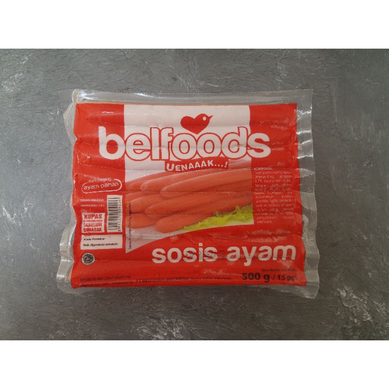 

Belfoods Ueeeenak Sosis Ayam Long 500gr