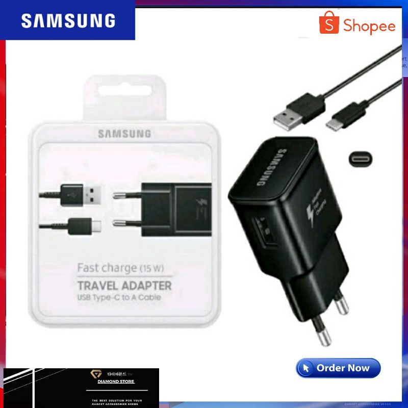 CHARGER SAMSUNG ORIGINAL USB TYPE-C TO A CABLE FAST CHARGING