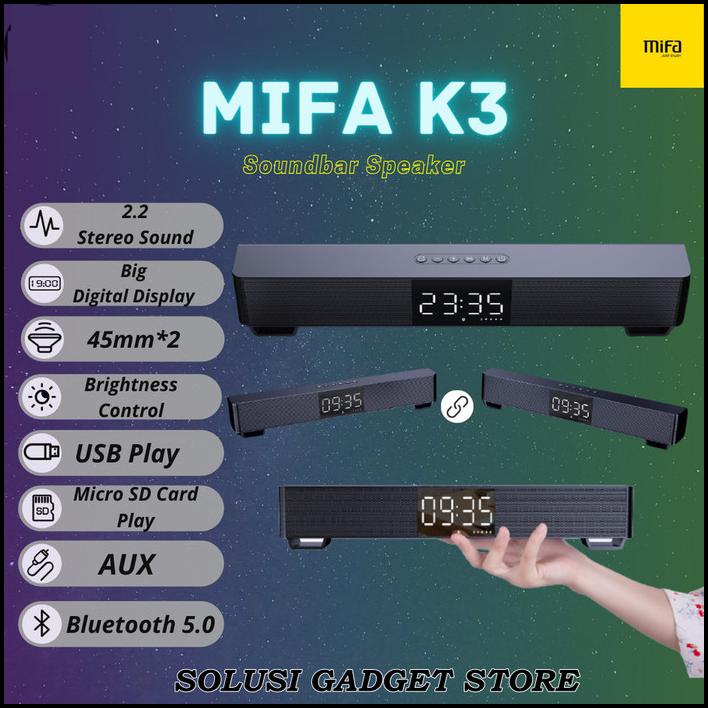 Speaker Bluetooth Xiaomi Mifa K3 Soundbar Tws