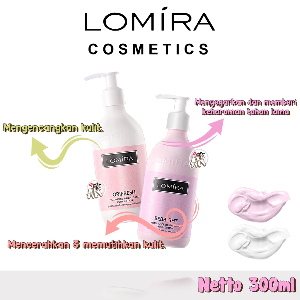 LOMIRA HAND &amp; BODY LOTION 300ML / BODY SERUM INSTANT GLOW 200GR