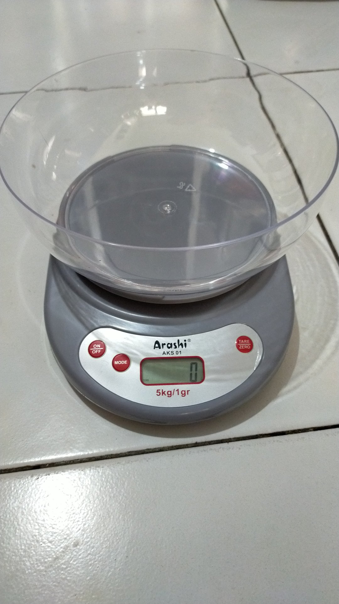 Timbangan Dapur Digital Kue Mangkok Mangkuk Bulat Arashi Aks01 Aks 01 5kg 5 Kg Kitchen Scale