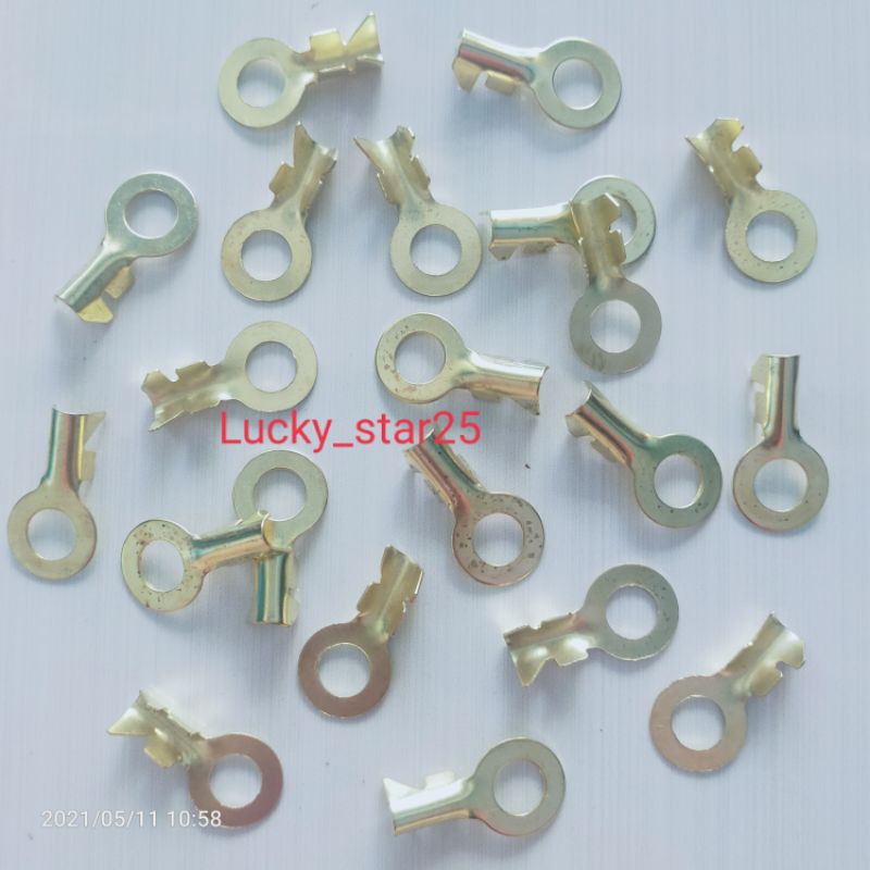 Skun Terminal Bulat Ukuran 14 / 10mm @2 Pcs