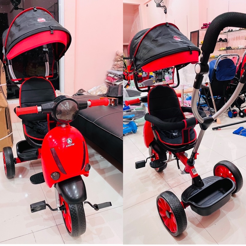 Sepeda Anak Roda Tiga Murah Model Terbaru Merk Exotic ET2251 ET1262 / ET 2251 1262 BATMAN