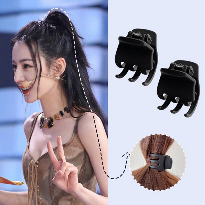 Jepit Rambut Jedai Korea Perempuan Dewasa Jepitan Badai Polos Bahan Metal Aksesoris Jepitan Rambut lucu AK202