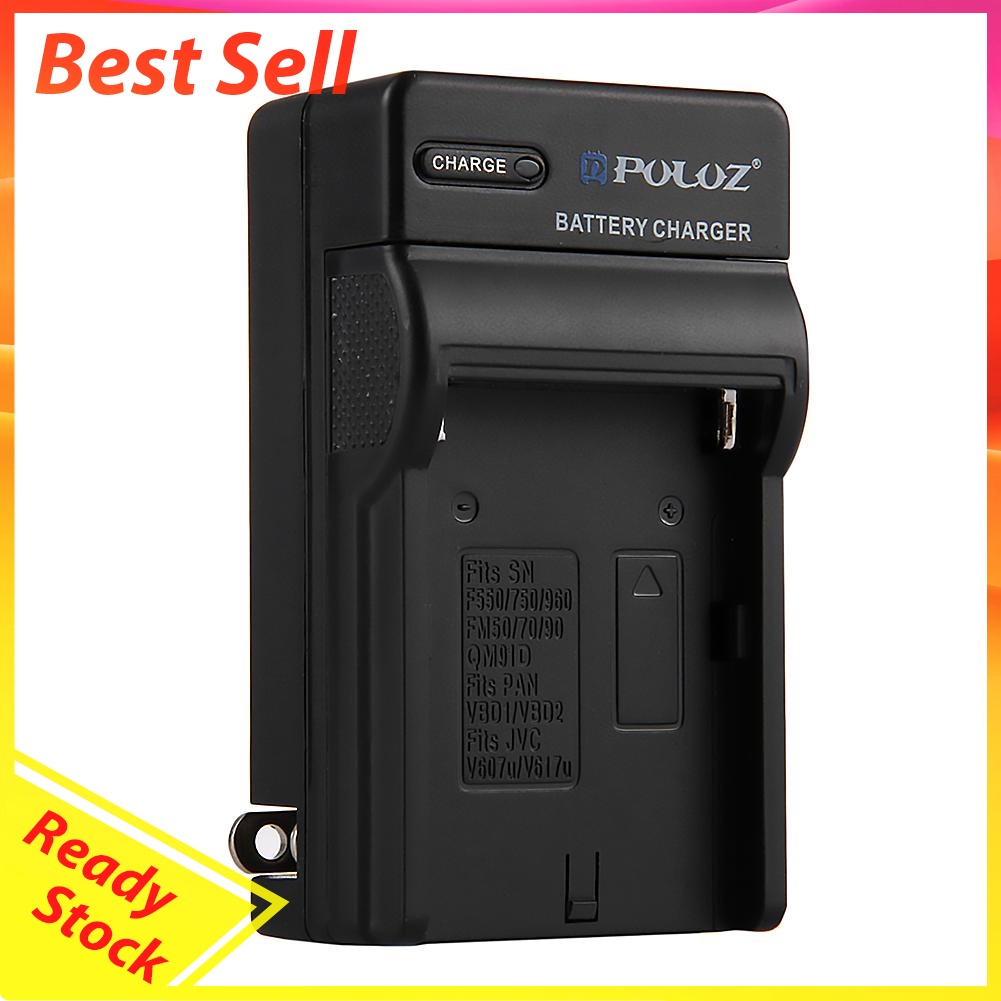 PULUZ PU2133 US Plug Camera Battery Charger for SONY NP-F550/F570/F750/F770