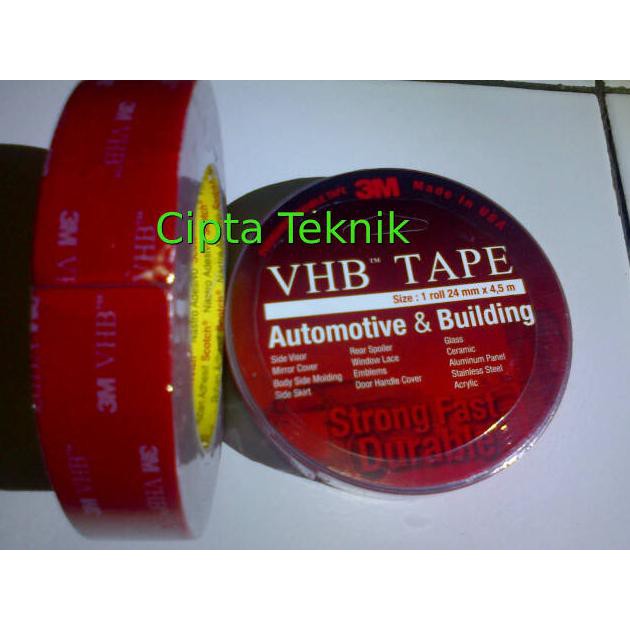 

[[BISA COD]] Double Tape VHB 3M (24mm x 4,5M) OBRAL Kode 222