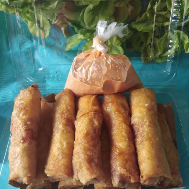 

Lumpia isi bengkuang goreng / beku frozen isi 10 pcs