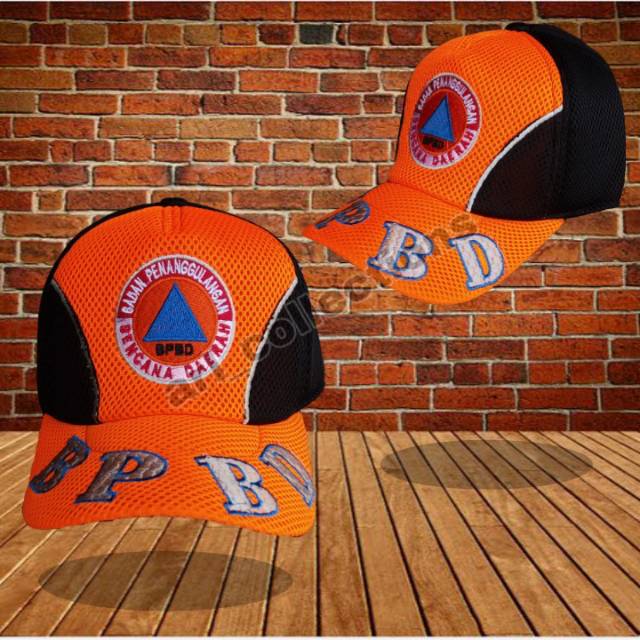 topi jaring BPBD/TIMSAR/RESCUE/topi jala orange BPBD