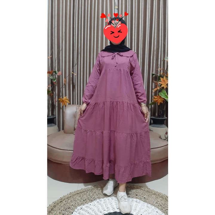 BEST SELLER LONG DASTER JUMBO LENGAN PANJANG  RAYON BALI TERMURAH GAMIS GUCCI FENDI TERBARU 2022 MIDI RAYON PREMIUM