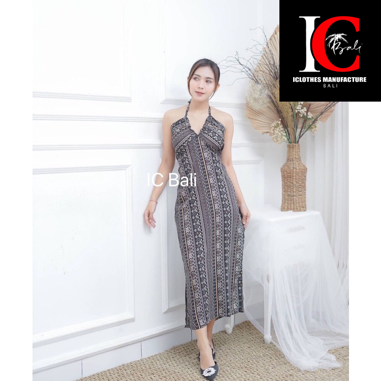 LONG DRESS RAISA MOTIF ETNIK LDR001