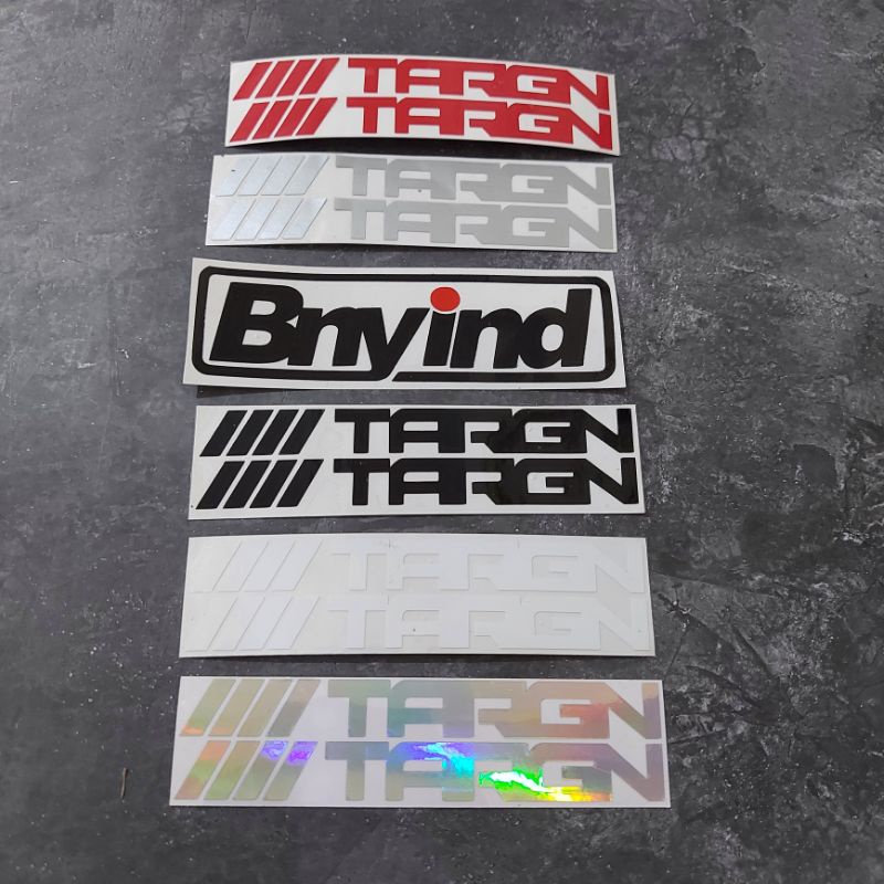 STICKER TARGN ISI 2 CUTTING