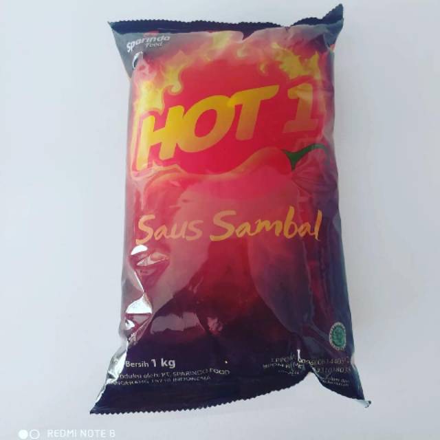 

Saus sambal Hot1 1kg