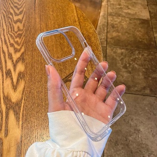 Apple Clear Case Acrylic IPHONE 11 12 13 PRO MAX X XR Xs 7 8 Plus Anti Dampak Kuning