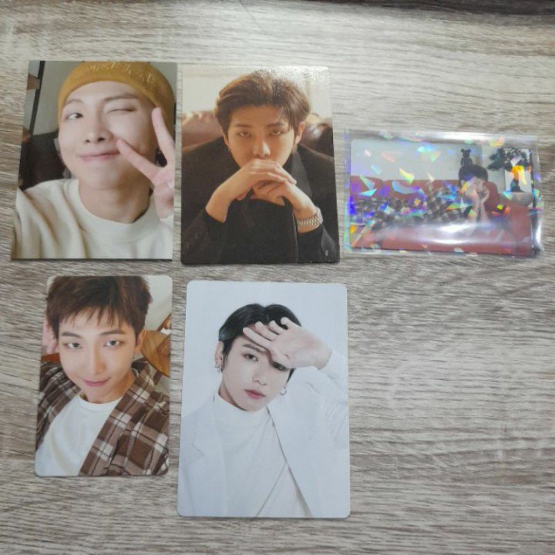 Official bts namjoon rm set photocards piyama pajama be army kit be essential