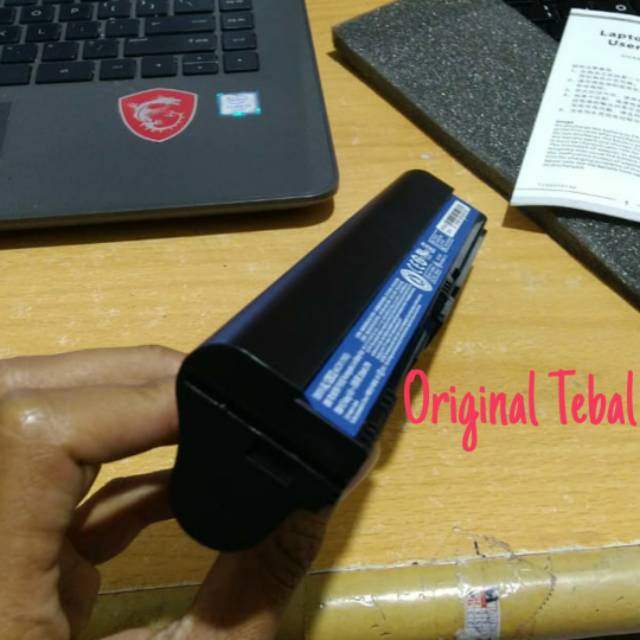 BATERAI LAPTOP ACER AO756 ORIGINAL TEBAL,BATERAI LAPTOP BARU,BATERAI LAPTOP ORIGINAL