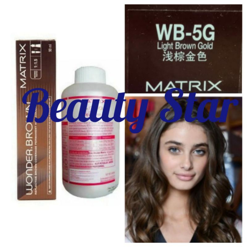 MATRIX WONDER BROWN LIGHT BROWN GOLD / WB-5G DAN OXYDANT